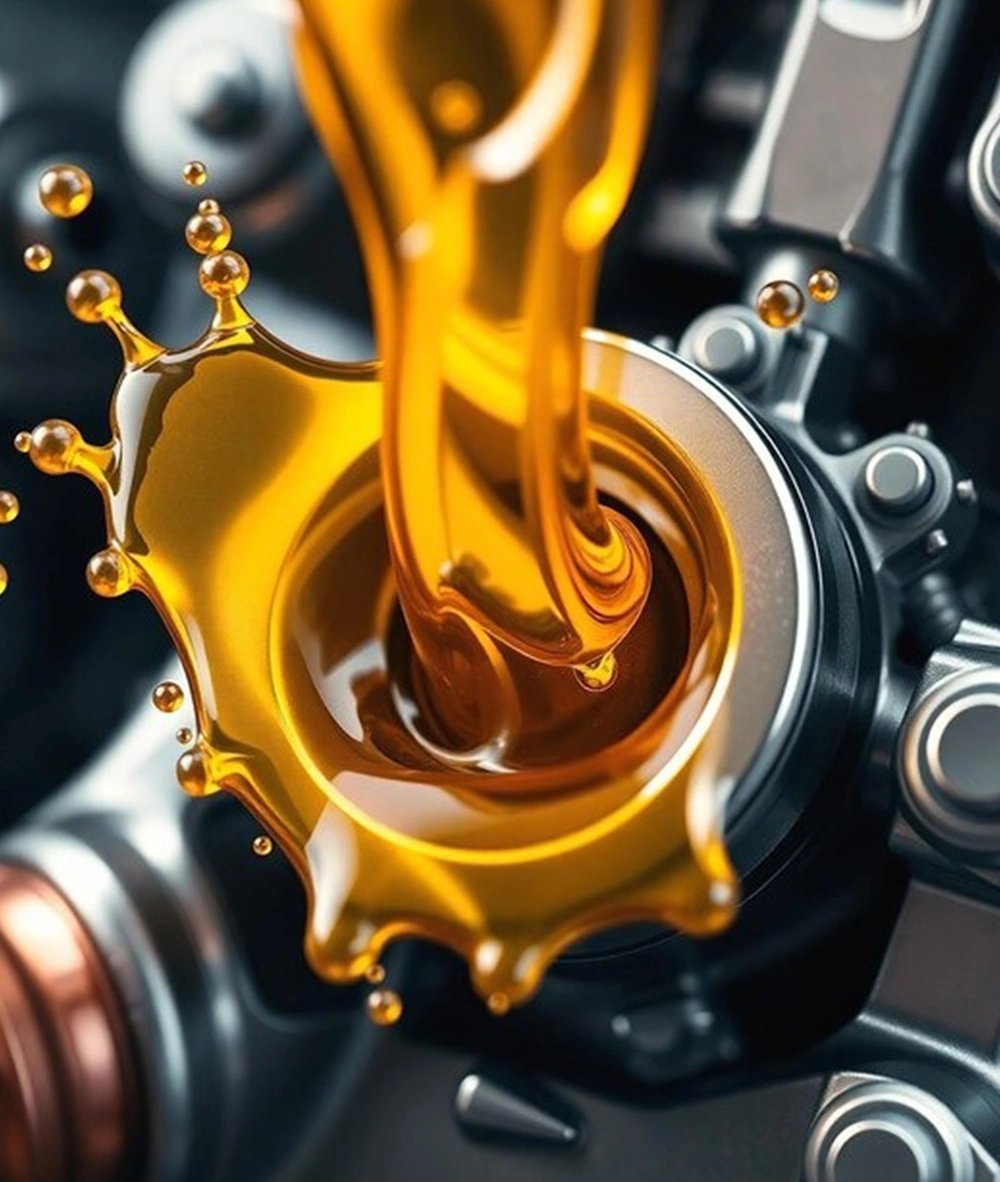 Engine with Oil