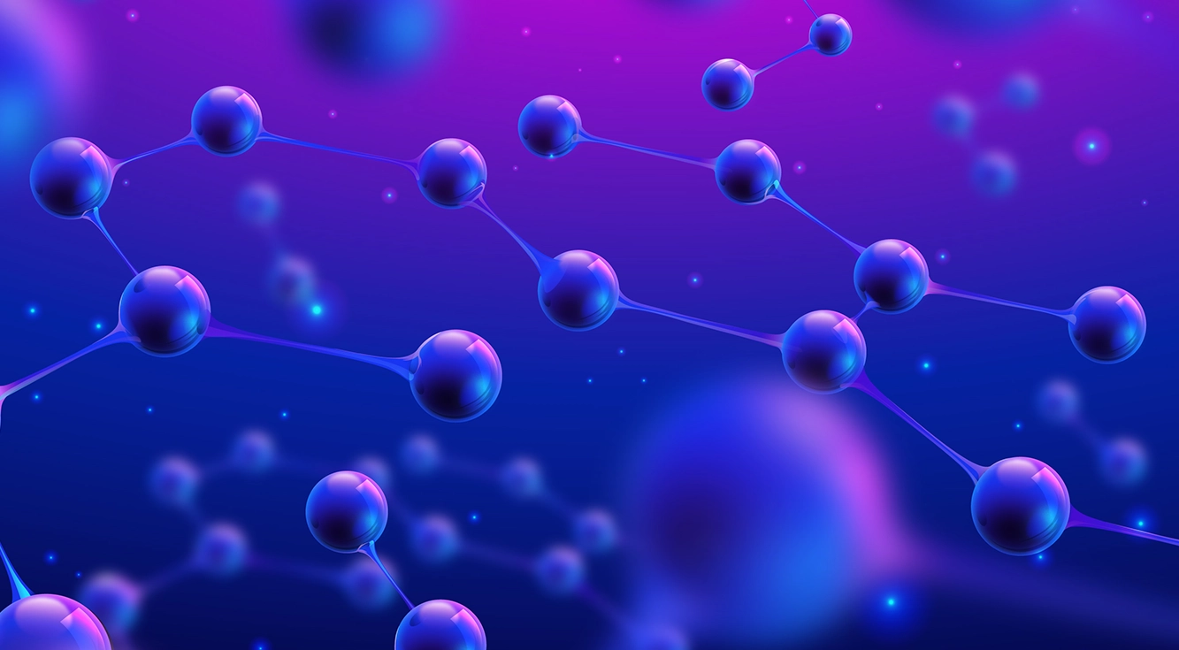 Microscopic view of pour point depressant crystals preventing wax formation in cold-weather lubricants